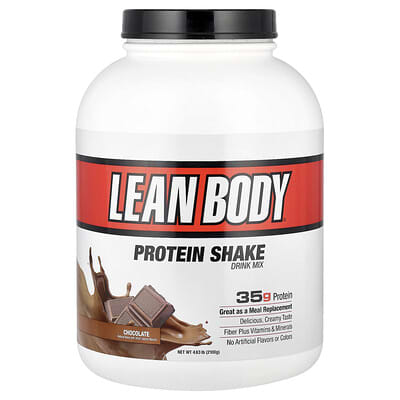 Lean Body, протеиновый напиток, шоколад, 4.63 lb (2,100 g)