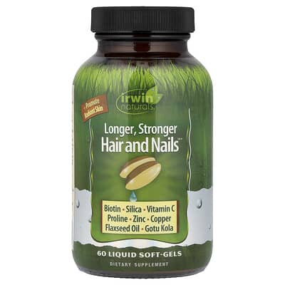 Longer, Stronger Hair and Nails™, 60 Liquid Soft-Gels