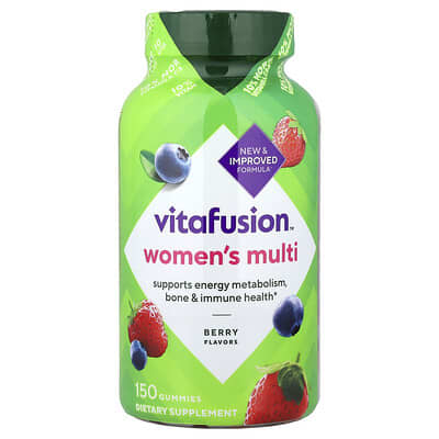 Женские ягодные мармеладные витамины VitaFusion, 150 штук