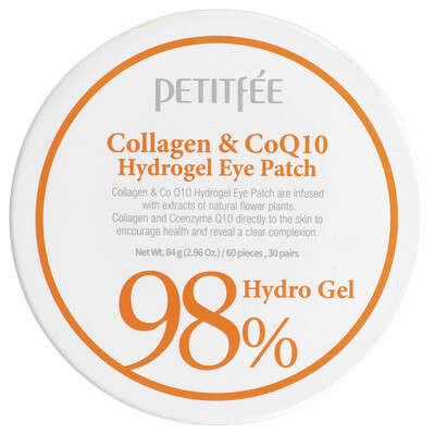 Collagen & CoQ10 Hydrogel Eye Patch, 60 Patches, 2.96 oz (84 g)