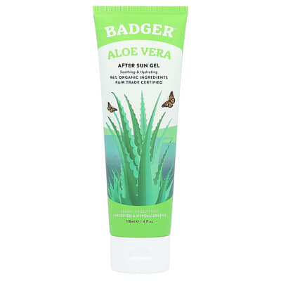 Aloe Vera, After Sun Gel, Unscented, 4 fl oz (118 ml)