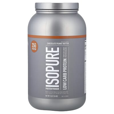 Протеиновый порошок Isopure Low Carb, Chocolate Peanut Butter, 3 lb (1.36 kg)