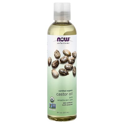 Solutions, Organic Castor Oil, 8 fl oz (237 ml)