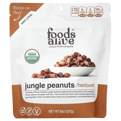 Арахис Jungle Peanuts, 8 oz (227 g)