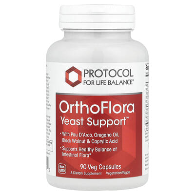 OrthoFlora Yeast Support™, 90 Veg Capsules