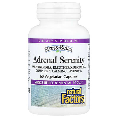 Stress-Relax®, Adrenal Serenity, 60 вегетарианских капсул