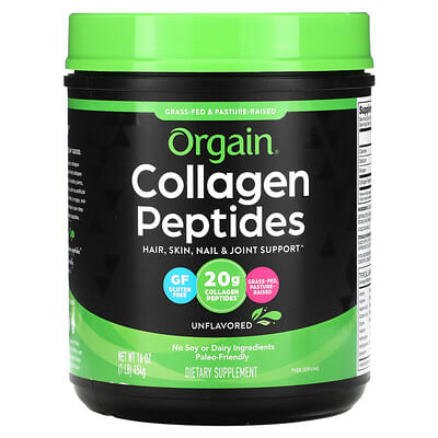 Collagen Peptides, Unflavored, 1 lb (454 g)