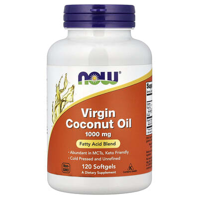 Virgin Coconut Oil, 1,000 mg, 120 Softgels