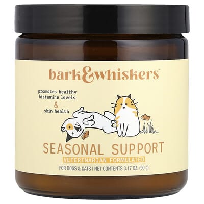 Bark & Whiskers™, Seasonal Support, For Dogs & Cats, 3.17 oz (90 g)