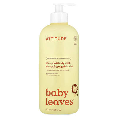 Baby Leaves™, Shampoo & Body Wash, Pear Nectar, 16 fl oz (473 ml)
