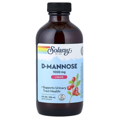 Solaray D-Mannose, жидкая форма, 8 fl oz (236 ml)