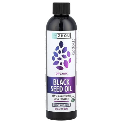 Organic Black Seed Oil, 8 fl oz (240 ml)