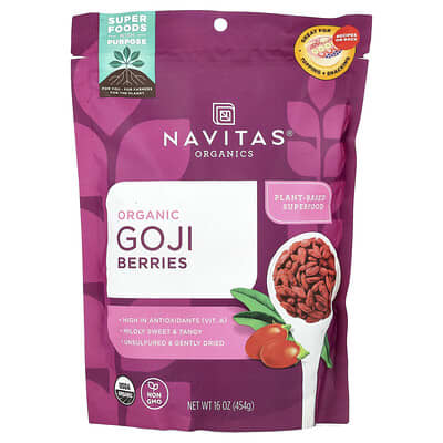 Organic Goji Berries, 16 oz (454 g)