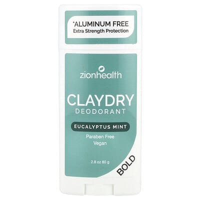 Bold, ClayDry Deodorant, Eucalyptus Mint, 2.8 oz (80 g)