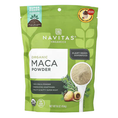 Органический порошок мака, 16 oz (454 g)