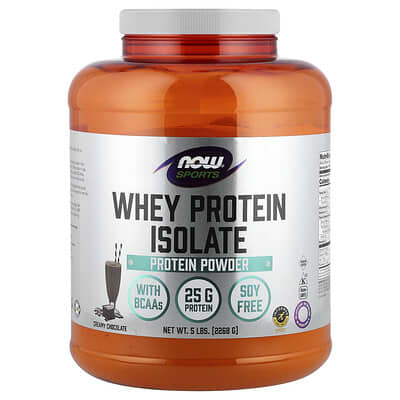 Sports, Whey Protein Isolate, Creamy Chocolate, 5 lbs (2,268 g)