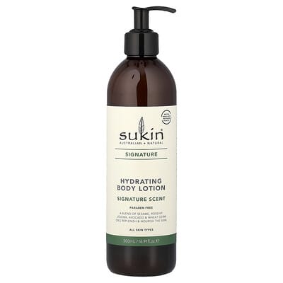 Signature, Hydrating Body Lotion, All Skin Types, 16.91 fl oz (500 ml)
