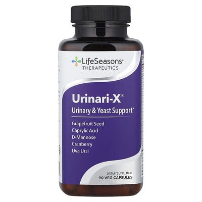 Urinari-X®, Urinary & Yeast Support, 90 Veg Capsules