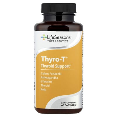 Thyro-T®, поддержка щитовидной железы, 60 капсул