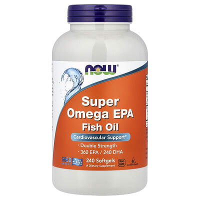 Super Omega EPA Fish Oil, 240 Softgels (1,000 mg per Softgel)