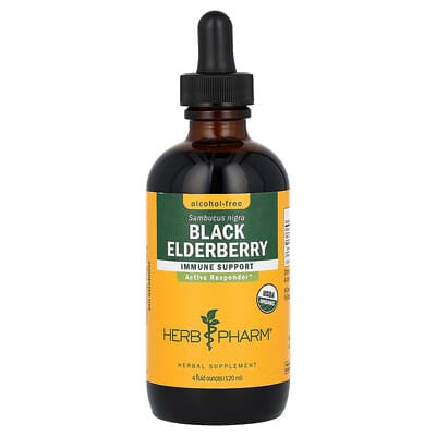 Черная бузина, без алкоголя, 4 fl oz (120 ml)