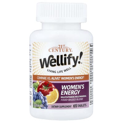 Wellify!™ Women's Energy, Multivitamin Multimineral, 65 Tablets