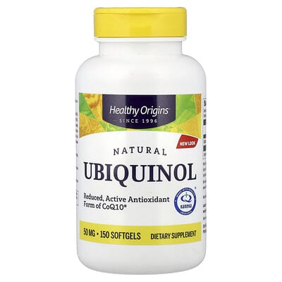 Natural Ubiquinol, 50 mg, 150 Softgels