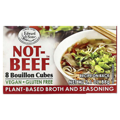 Not-Beef™ Bouillon Cubes, 8 Cubes, 3.1 oz (88 g)