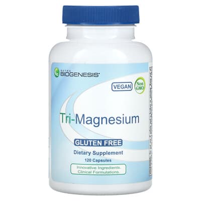Tri-Magnesium, 120 Capsules (100 mg per Capsule)