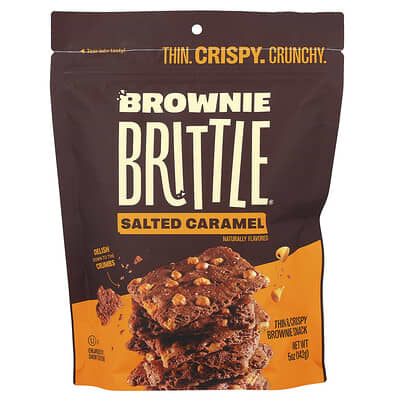 Brownie Brittle®, Соленый карамель, 5 oz (142 g)