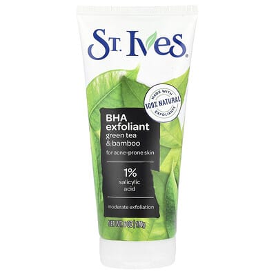 BHA Exfoliant, Green Tea & Bamboo, For Acne-Prone Skin, 6 oz (170 g)