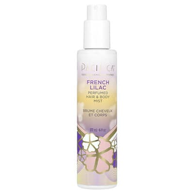 Perfumed Hair & Body Mist, French Lilac, 6 fl oz (177 ml)