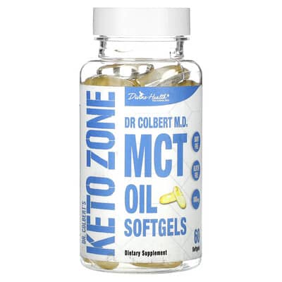 Мягкие капсулы Don Colbert M.D., MCT Oil, 60 Softgels (500 mg per Softgel)