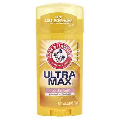UltraMax™, антиперспирант-дезодорант, твердый, Powder Fresh, 2.6 oz (73 g)