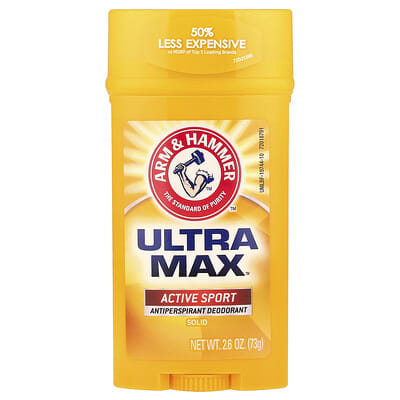 Ultra Max™, Antiperspirant Deodorant Solid, Active Sport, 2.6 oz (73 g)