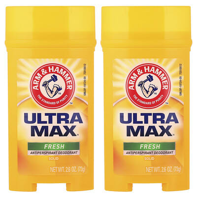 UltraMax™, Solid Antiperspirant Deodorant, Fresh, 2 Pack, 2.6 oz (73 g) Each