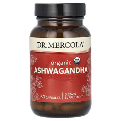 Organic Ashwagandha, 60 Capsules (400 mg per Capsule)