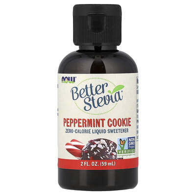 Better Stevia®, Zero-Calorie Liquid Sweetener, Peppermint Cookie, 2 fl oz (59 ml)