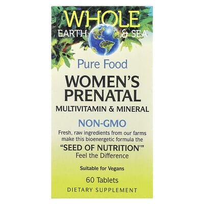 Whole Earth & Sea®, Women's Prenatal Multivitamin & Mineral, 60 Tablets