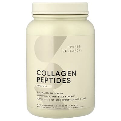 Collagen Peptides, Unflavored, 32 oz (907 g)