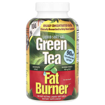 Green Tea Fat Burner®, 90 Fast-Acting Liquid Soft-Gels