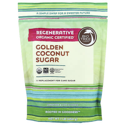 Organic Golden Coconut Sugar, 1 lb (454 g)