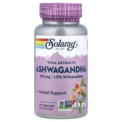 Vital Extracts, Ashwagandha, 470 mg, 60 VegCaps