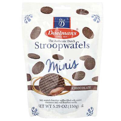 Мини-стропвафли, шоколадные, 5.29 oz (150 g)