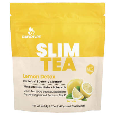 Slim Tea с лимоном, 14 пирамидок чая, 0.87 oz (24.64 g)
