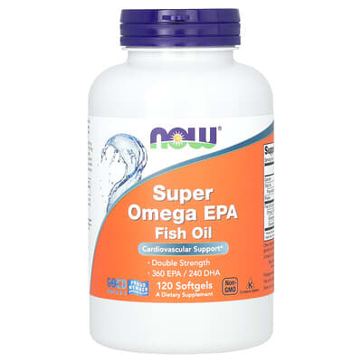 Super Omega EPA Fish Oil, 120 Softgels
