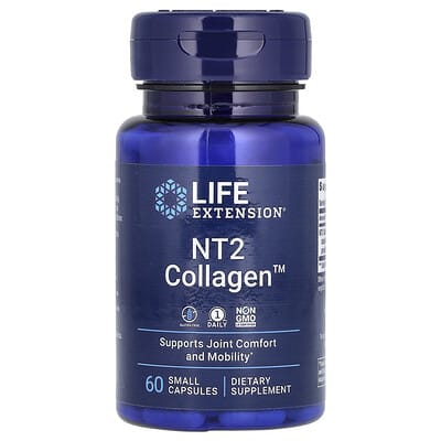 NT2 Collagen, 60 Small Capsules (40 mg per Capsule)