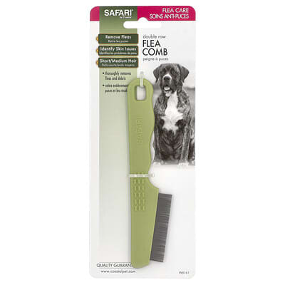 Double Row Flea Comb for Dogs, 1 Comb
