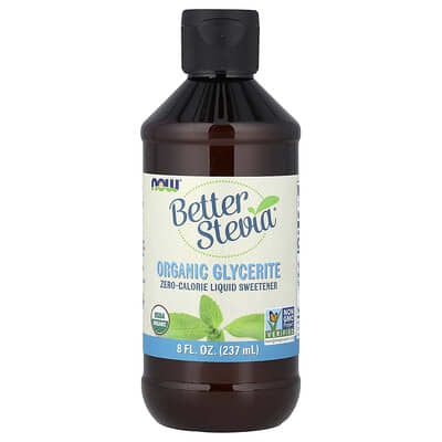 Better Stevia®, без калорий, жидкий подсластитель, Organic Glycerite, 8 fl oz (237 ml)