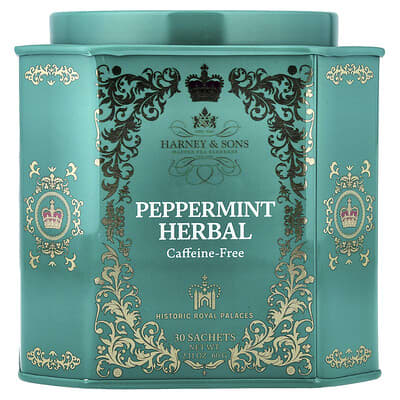 Peppermint Herbal, Caffeine Free, 30 Sachets, 2.11 oz (60 g)